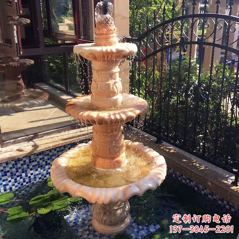 漳州大理石雕刻风水球赋予神秘力量