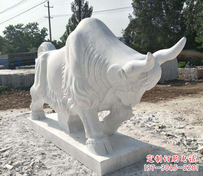 漳州大理石动物雕塑美丽的艺术品
