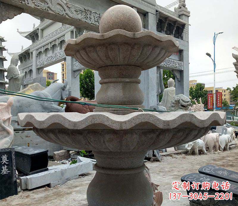 漳州大理石多层喷泉石雕