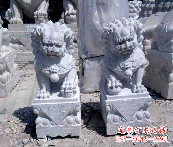 漳州大理石仿古石狮子