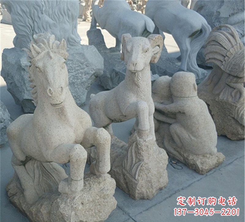 漳州大理石公园动物雕塑