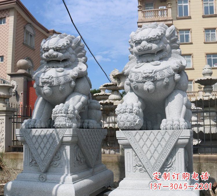 漳州大理石狮子雕塑,助您拥有完美的家居装饰