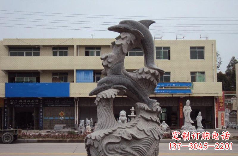 漳州大理石海豚雕塑