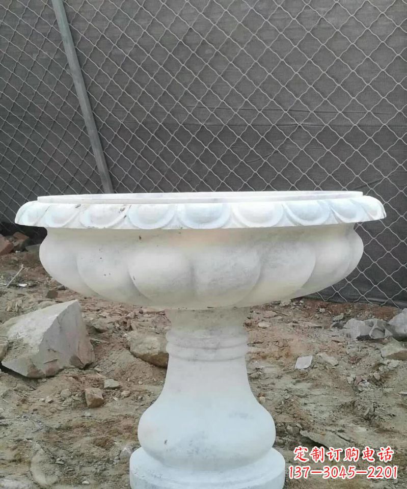 漳州大理石花盆雕塑