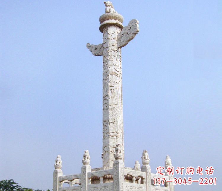 漳州大理石华表雕塑