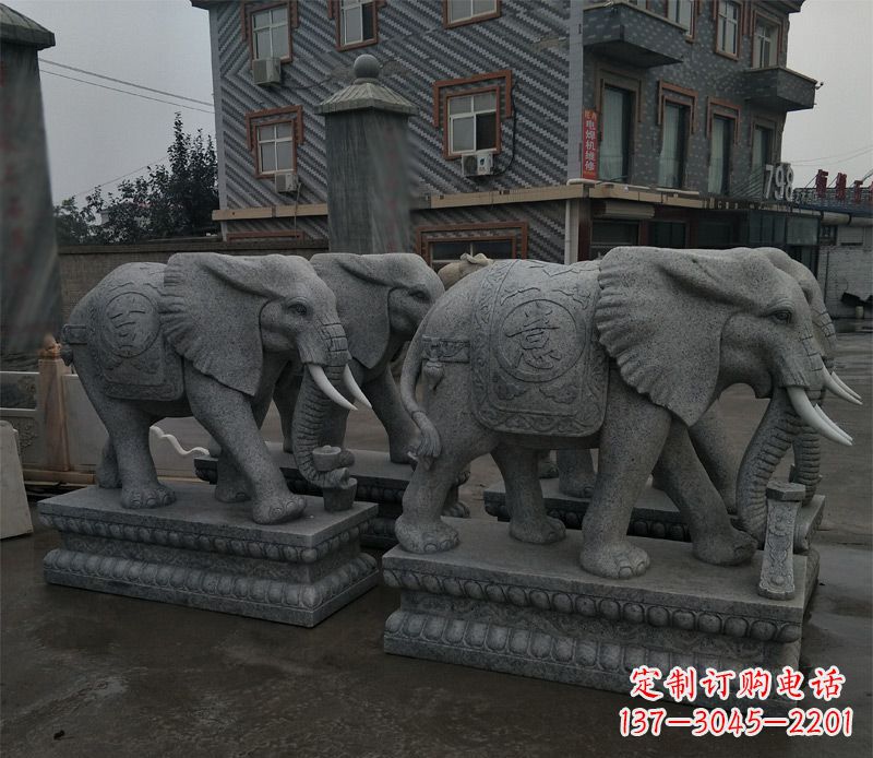 漳州唯美雕刻大象雕塑