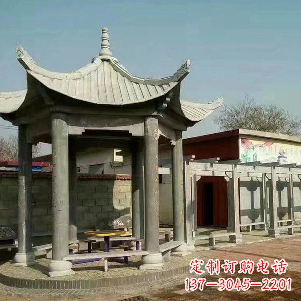 漳州大理石凉亭庭院亭子