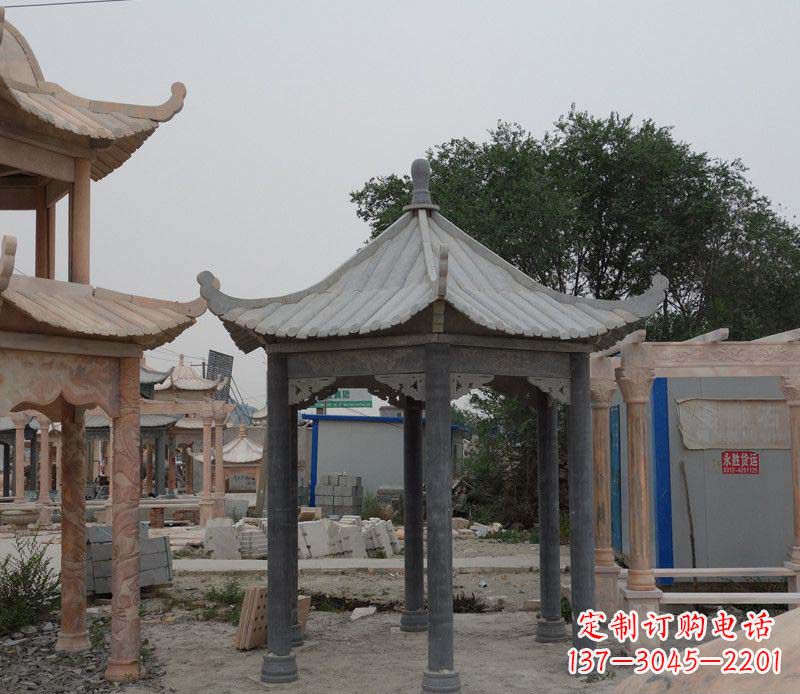 漳州大理石凉亭精美石雕