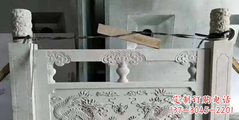 漳州大理石龙浮雕栏板雕塑
