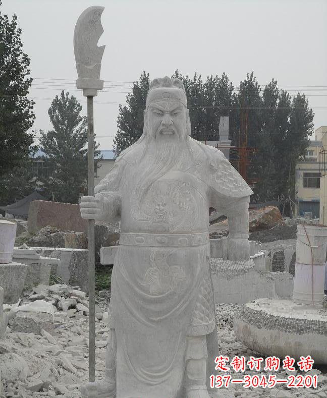 漳州大理石关公雕塑