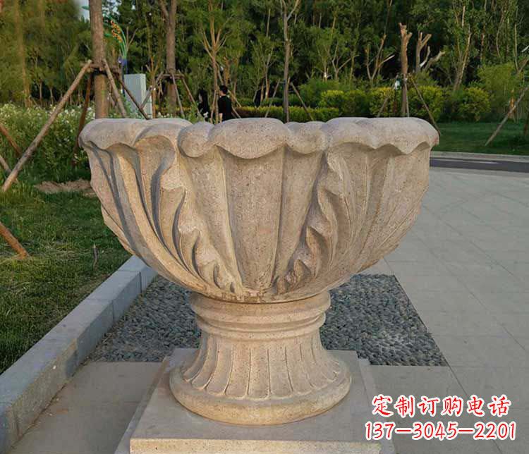 漳州大理石欧式花钵雕塑
