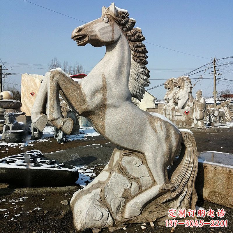 漳州大理石生肖马雕塑