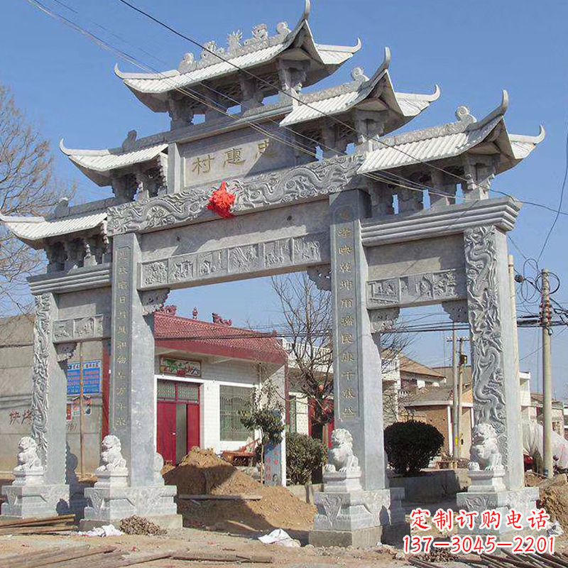 漳州大理石牌坊石雕艺术