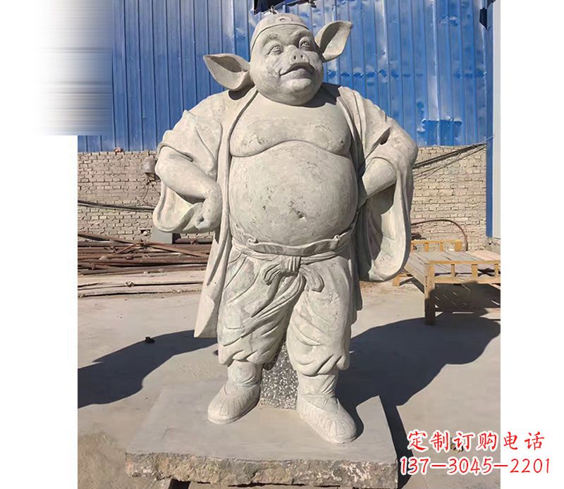 漳州大理石猪八戒雕塑