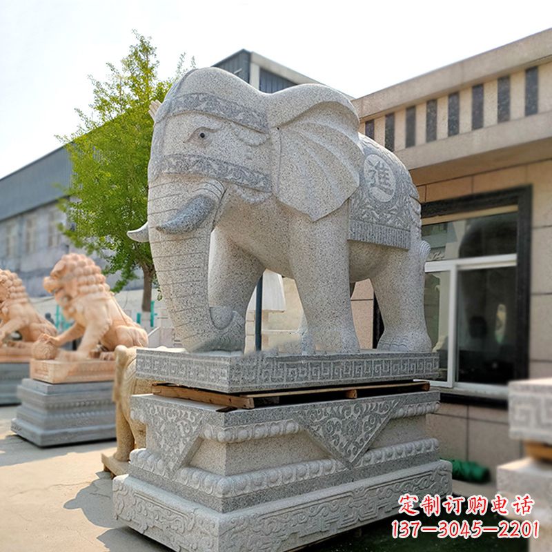 漳州新颖雄伟的大象雕塑