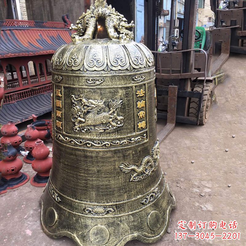 漳州华中领雕塑历久弥新的铜钟雕塑
