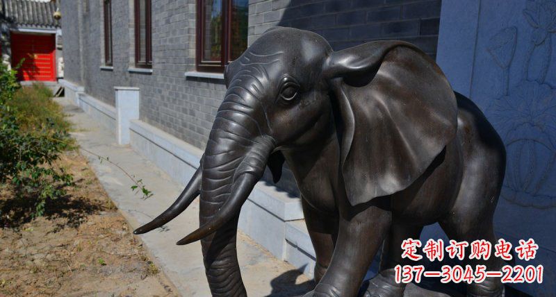 漳州优雅大象铜雕