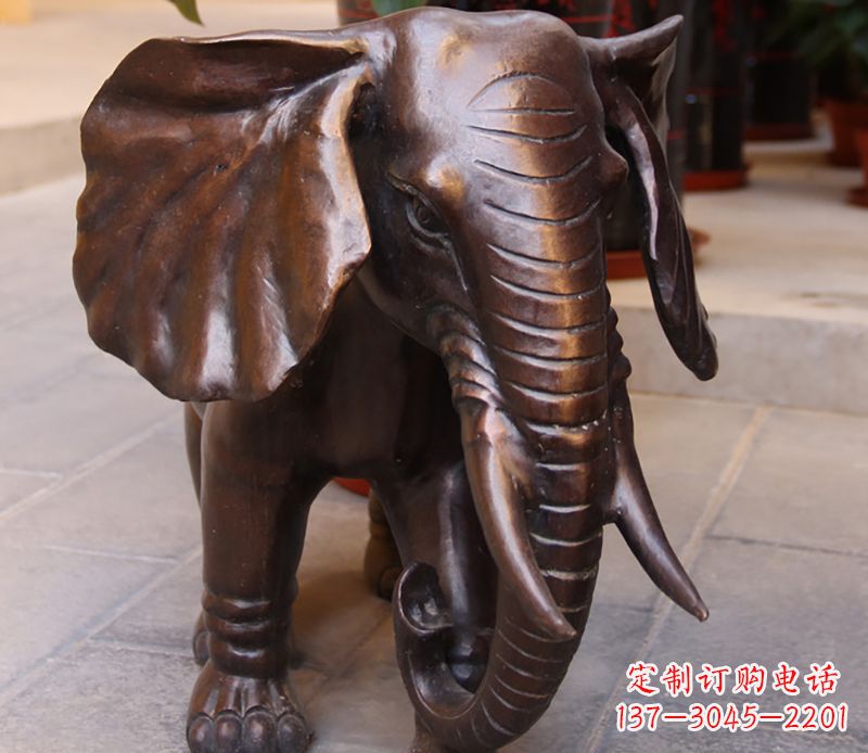 漳州大象铜雕塑