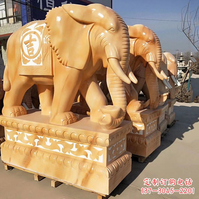 漳州以大象雕塑点缀你的风水