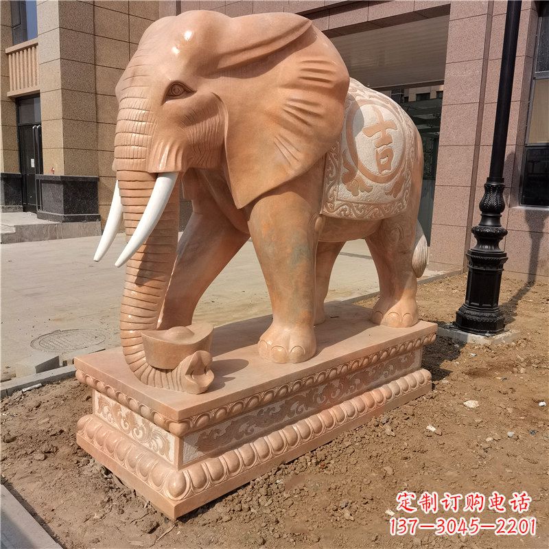 漳州大象石雕——辟邪守护