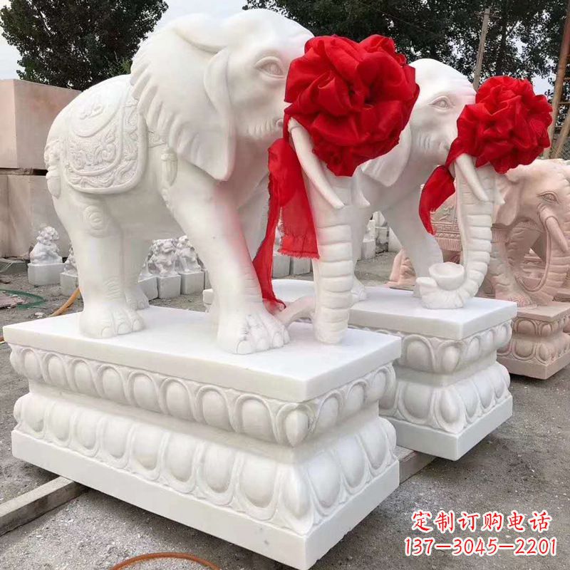 漳州大象形象石雕塑