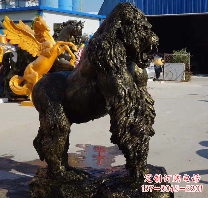漳州大猩猩铜雕塑——匠心细节臻完美