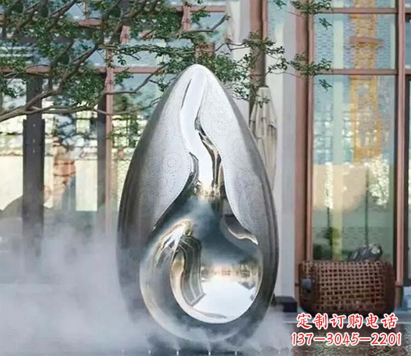 漳州高端大气水滴雕塑