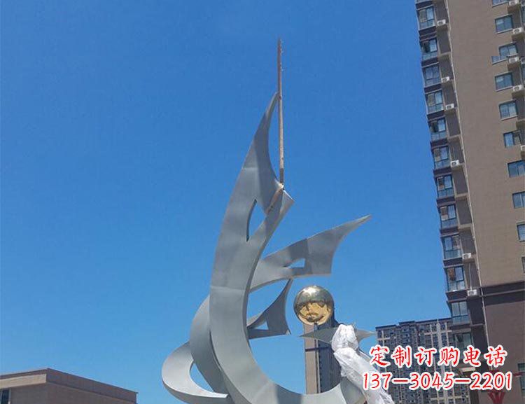 漳州精美特大不锈钢凤凰雕塑