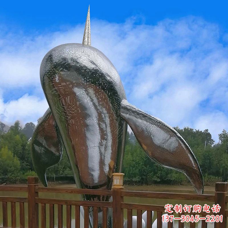 漳州大型不锈钢动物雕塑