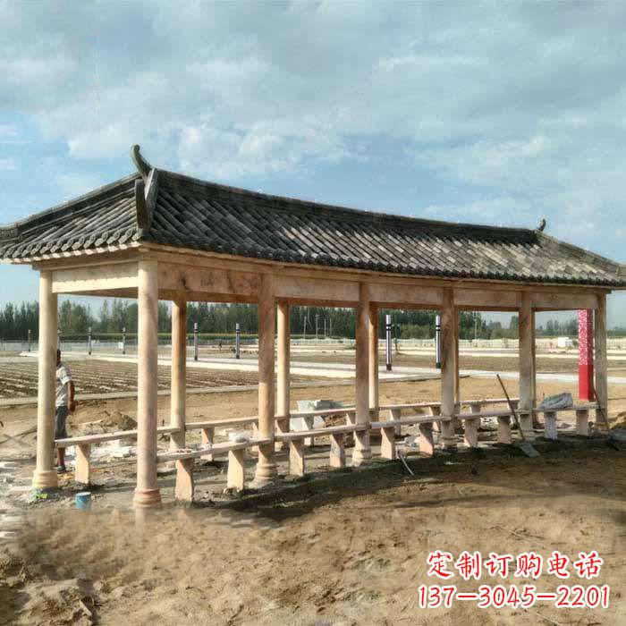 漳州带瓦石雕长廊
