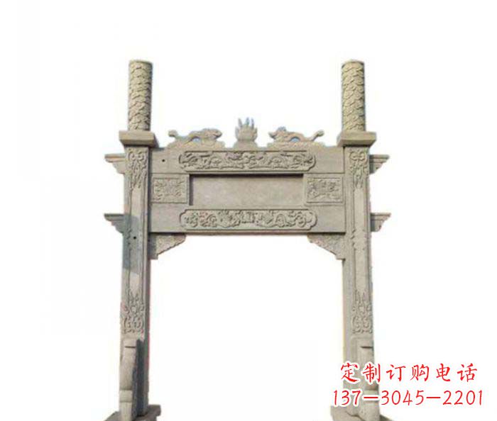 漳州产品名称中领雕塑-牌坊石雕