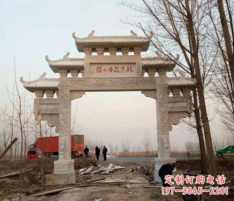 漳州大理石牌坊石雕