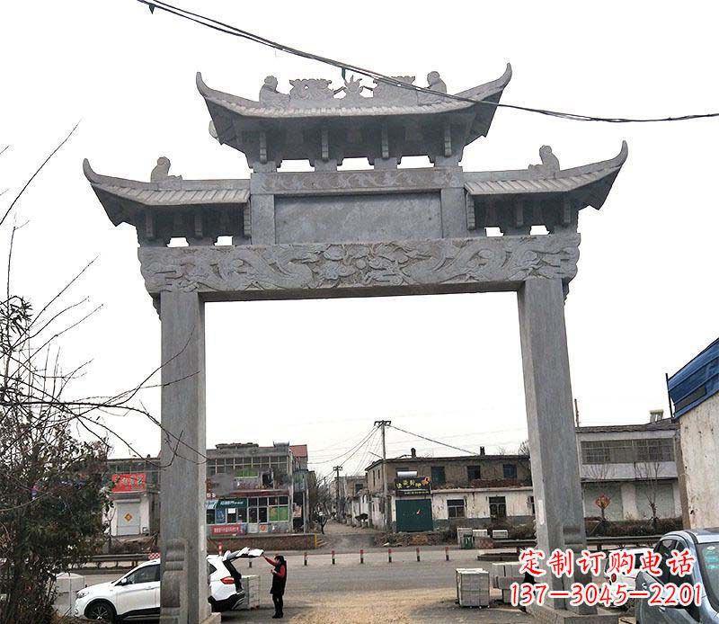 漳州精美大理石牌坊石雕
