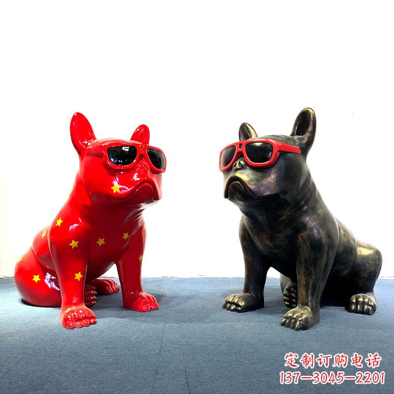 漳州斗牛犬雕塑摆件