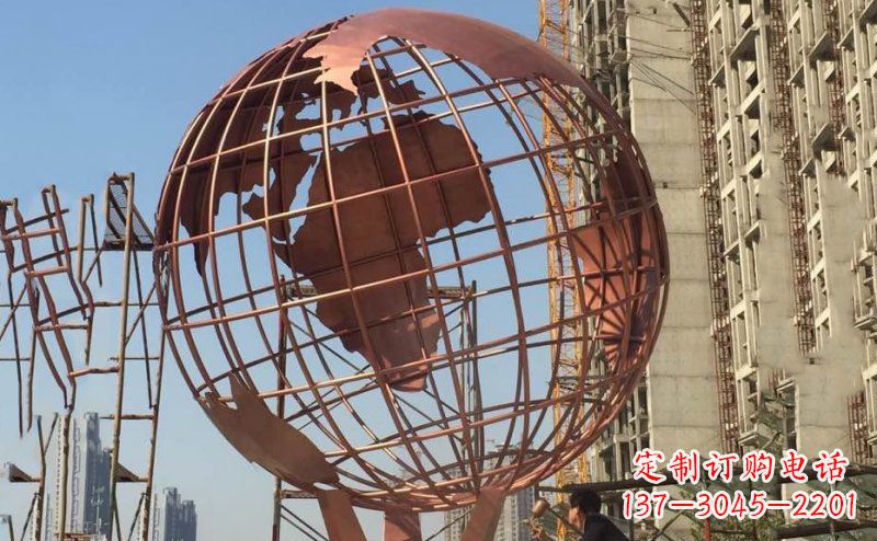 漳州锻铜不锈钢地球雕塑