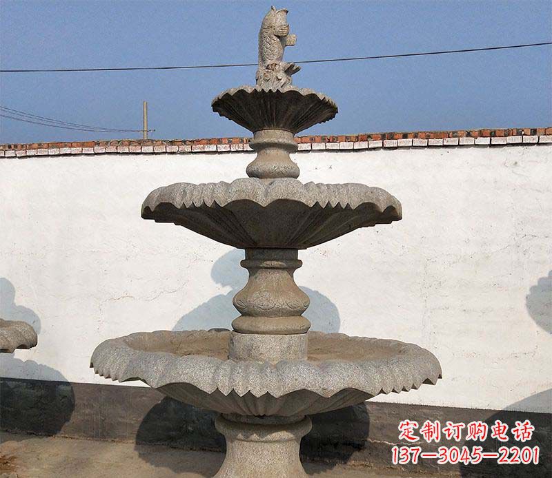 漳州多层石质喷泉雕塑