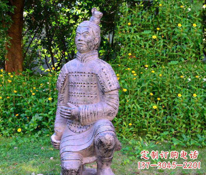 漳州仿古兵马俑公园人物石雕