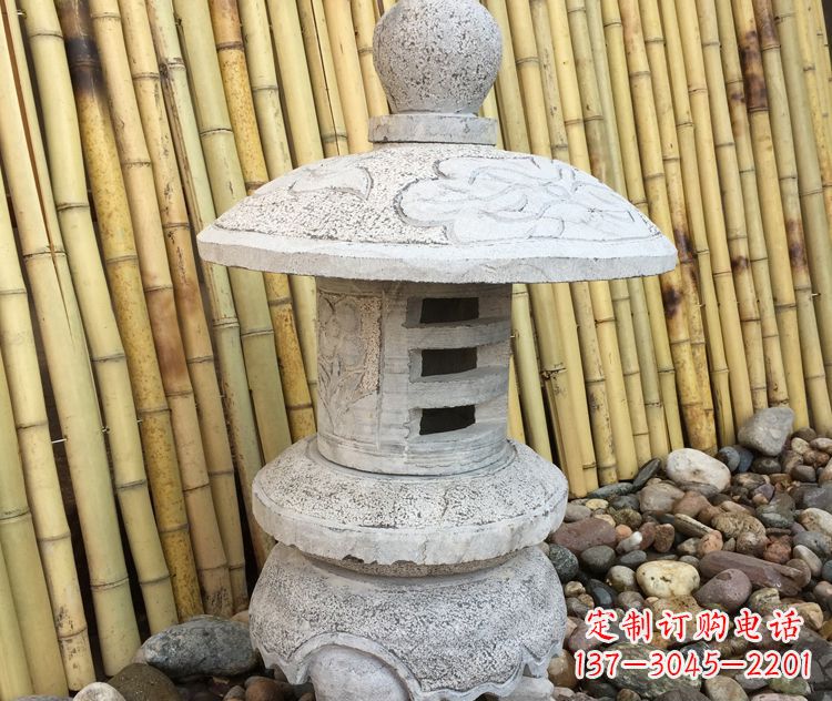 漳州仿古公园照明石灯笼石雕