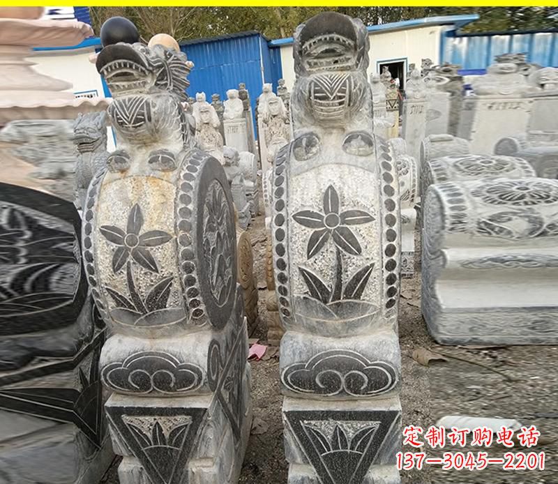 漳州仿古石门墩雕塑