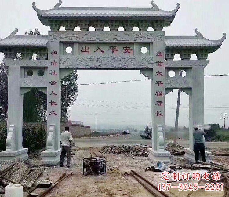 漳州仿古石牌坊石雕