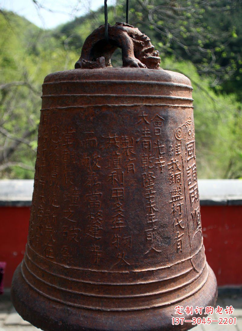 漳州古典工艺铜钟雕塑
