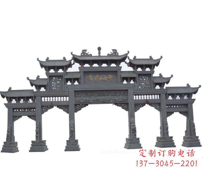 漳州产品名称仿古牌坊石雕