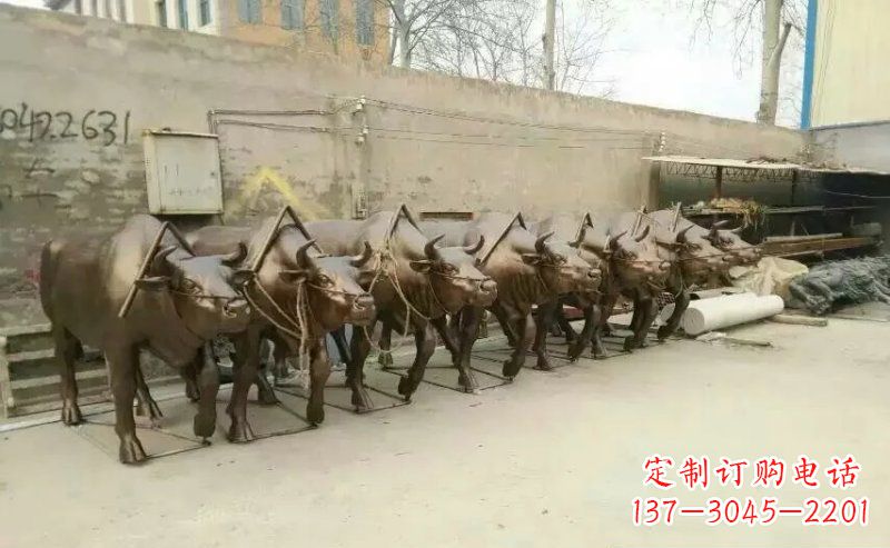 漳州仿铜玻璃钢动物雕塑
