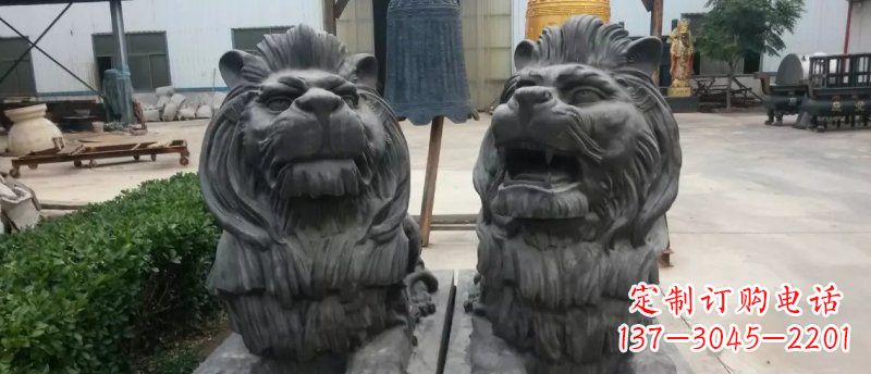 漳州玻璃钢狮子雕塑