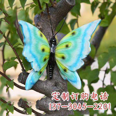 漳州蓝色蝴蝶雕塑
