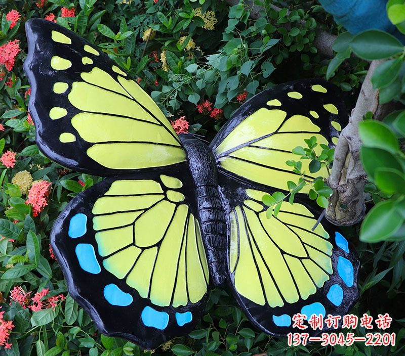 漳州玻璃钢蝴蝶雕塑