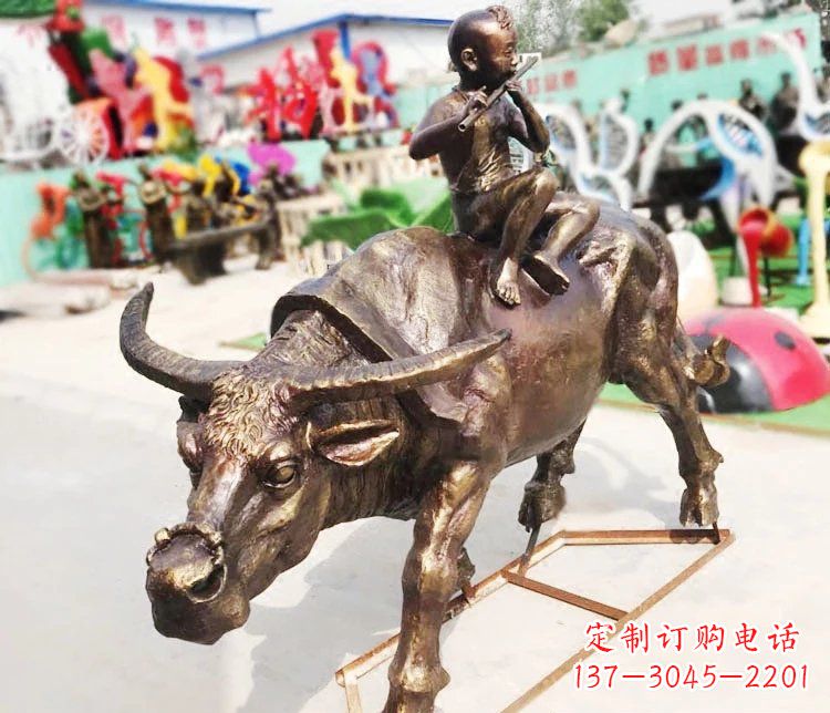 漳州牛郎雕塑精美绝伦的铜雕艺术