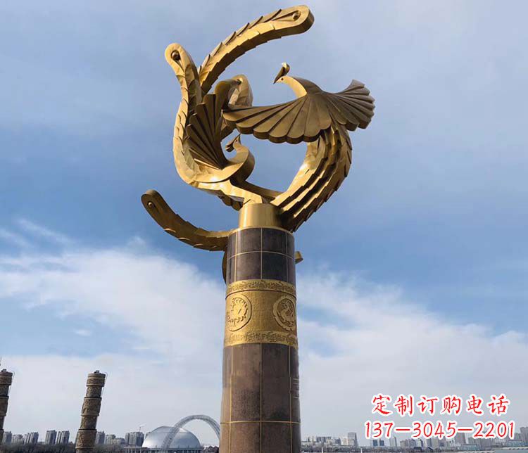 漳州凤凰华表铜雕