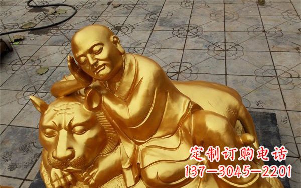 漳州伏虎罗汉铜雕,古典美学与艺术的完美结合