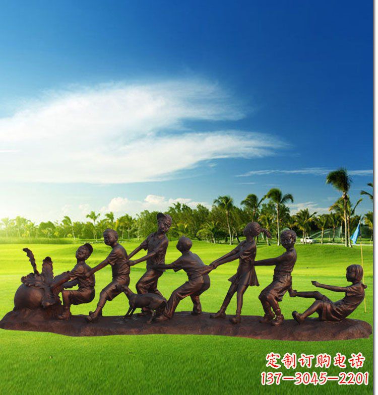 漳州中领雕塑-精美仿铜萝卜雕塑